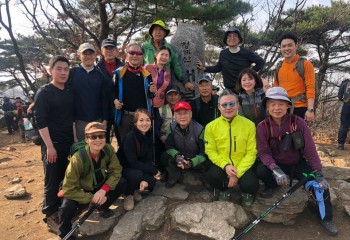 2018년 청계산 등반